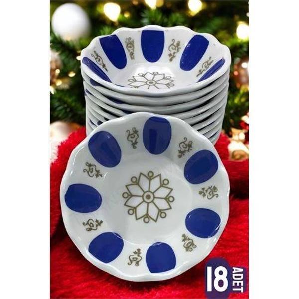 Turk Melamin Çay Tabağı 18 Adet Geleneksel Türk Çay Bardağı Altlığı - Image 1