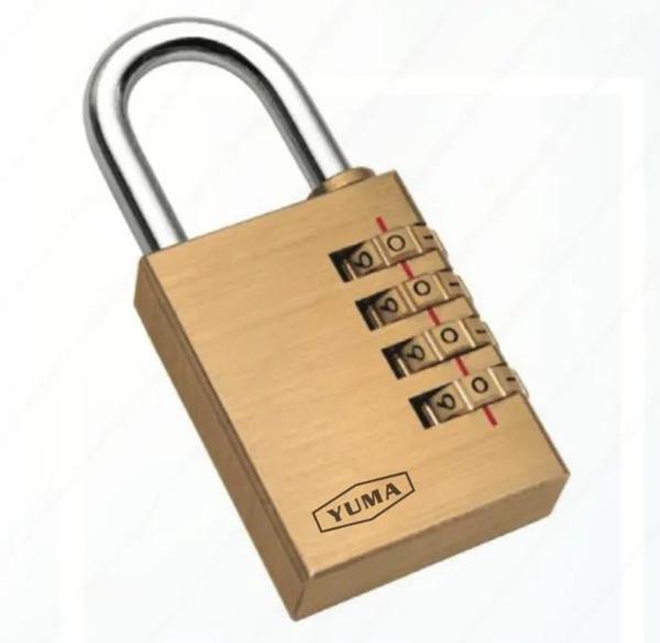 Yuma Pirinç Şifreli Asma Kilit - 3 Basamaklı 20mm - Image 1