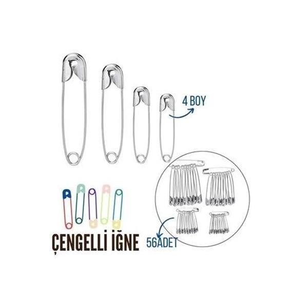 Çengelli İğne 4 Boy 56 Adet - Image 1