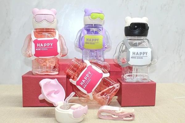 Sevimli 3d Desenli Su Matarası Bpa İçermez Alk3143 - Image 1