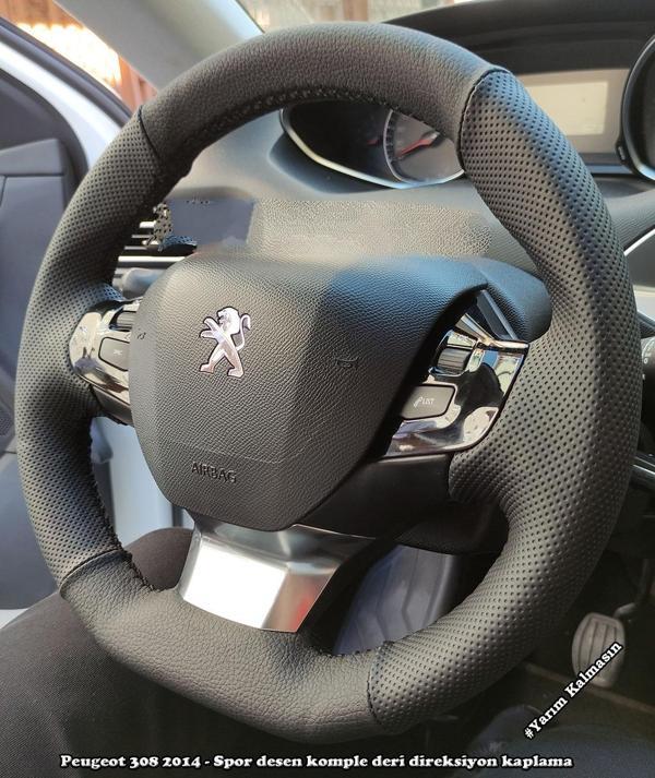 Peugeot 308 2014 Araca Özel Direksiyon Kılıfı - Image 1