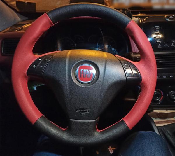 Fiat Linea Punto Araca Özel Direksiyon Kılıfı (Kırmızı Mat) - Image 1