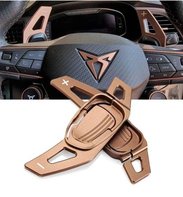 Cupra Formentor F1 Kulakçık Bronz Vites Pedalı Shifter Metal 2. RESİME BAKINIZ - Image 1