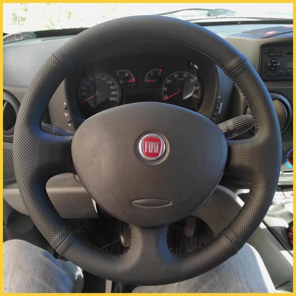 Fiat Doblo 2005-2010 Eski Kasa (Noktalı Düz) Araca Özel Direksiyon Kılıfı - Image 1