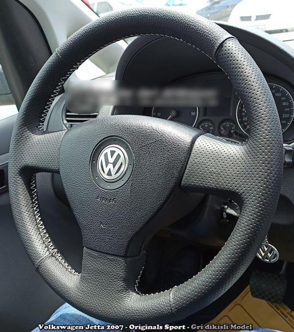 Volkswagen Caddy 2007-2010 Araca Özel Dikmeli Direksiyon Kılıfı  - Image 1