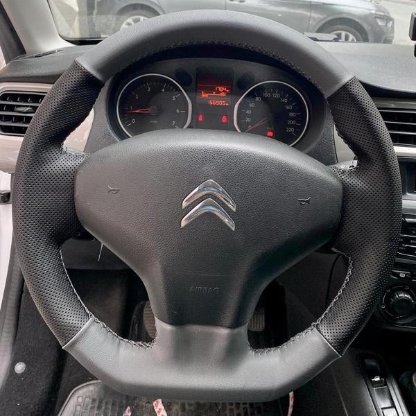 Citroen C-Elysee Araca Özel Direksiyon Kılıfı (Nokta Gri) - Image 1