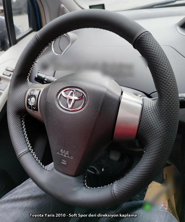 Toyota Yaris 2010 Araca Uyumlu Direksiyon Kılıfı (Soft Noktalı) - Image 1