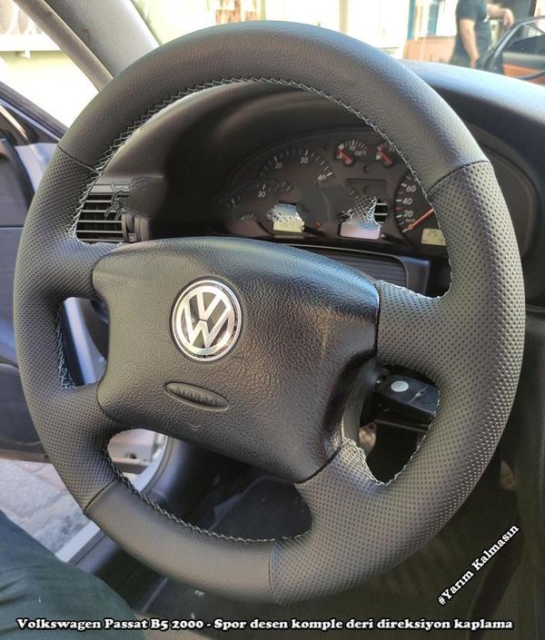 Volkswagen Passat B5 Araca Özel Direksiyon Kılıfı (Noktalı Mat) AÇIKLAMAYI OKUYUNUZ! - Image 1