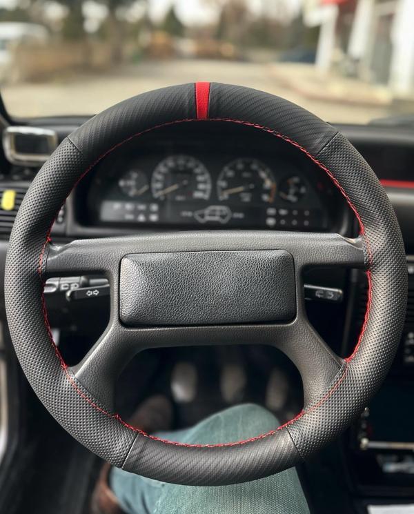 Şahin Direksiyon Kılıfı (Noktalı Karbon Yüzüklü) - Image 1