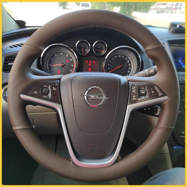 Opel Insignia Kahverengi Araca Özel Direksiyon Kılıfı - Image 1