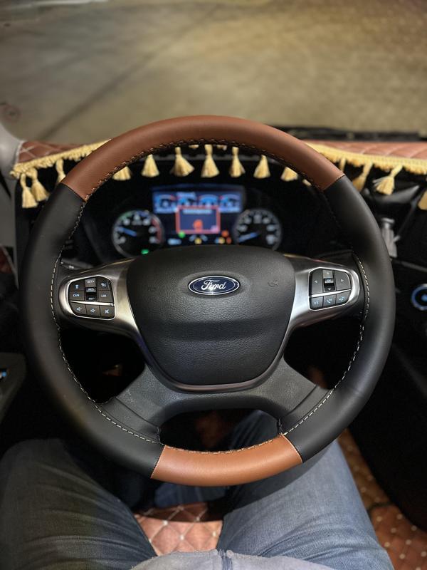 Ford Fmax Kahverengi Siyah Direksiyon Kılıfı - Image 1