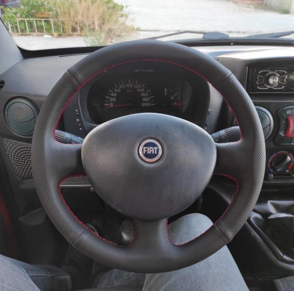 Fiat Doblo 2005-2010 Araca Özel Direksiyon Kılıfı (noktalı Düz) - Image 1