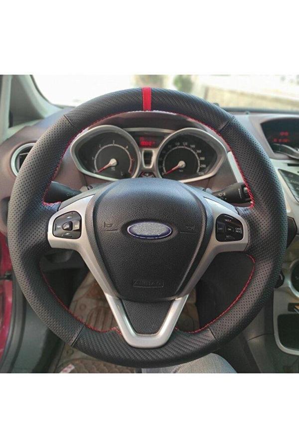 Ford Fiesta 2009-2015 Uyumlu Araca Özel Direksiyon Kılıfı (ARACINIZIN DİREKSİYONUYLA TEYİT EDİNİZ) - Image 1