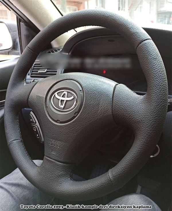 Toyota Corolla 2002-2008 Araca Özel Direksiyon Kılıfı - Image 1