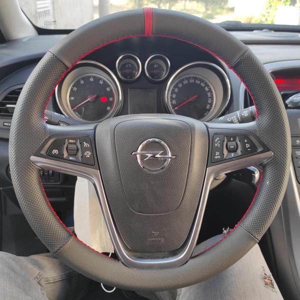 Opel Astra J Kasa Noktalı Nubuk Kırmızı Yüzüklü Kırmızı Dikişli - Image 1