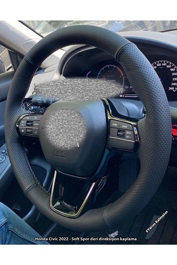Honda Civic 2022 Uyumlu Araca Özel Direksiyon Kılıfı - Image 1