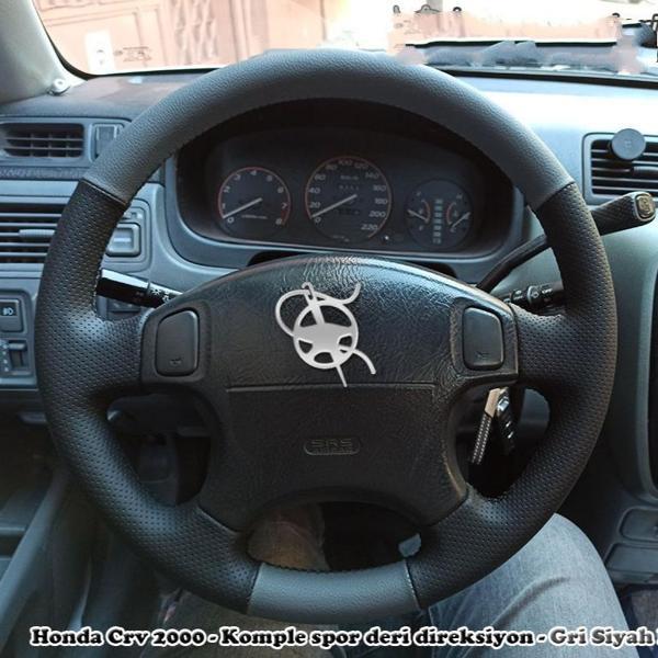 Honda Crv 2000 Araca Özel Direksiyon Kılıfı (Noktalı Gri) - Image 1