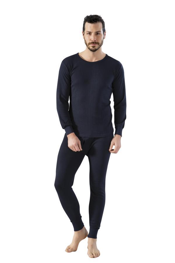 Lüx Drm 1136 Erkek %100 Pamuk İnterlok İçlik Alt Üst Takım - Image 1