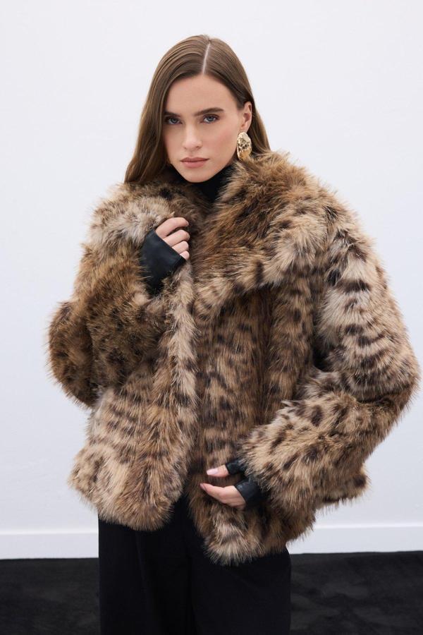 Leopar Desenli Kürk - Leopar - Image 1