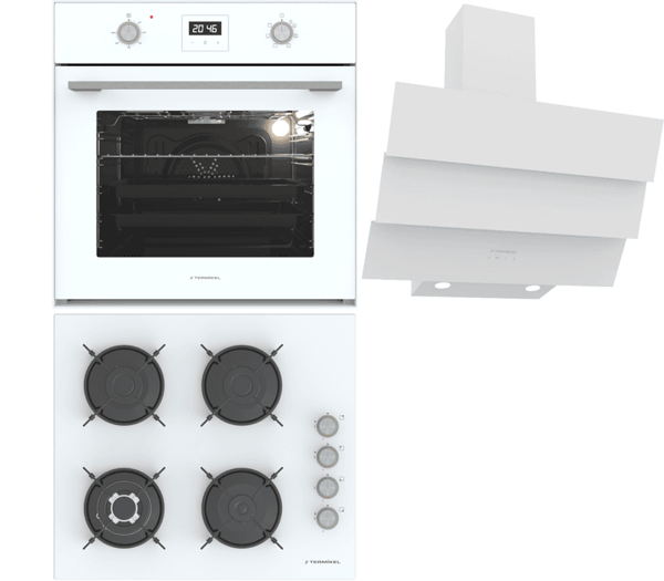 Termikel Ankastre Set (BO O64D5C W + BH P6194C W + CH S6532C WW) - Image 1