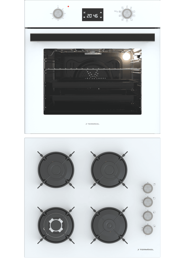 Termikel Ankastre Set (BO O6555C W + BH P6194C W) - Image 1