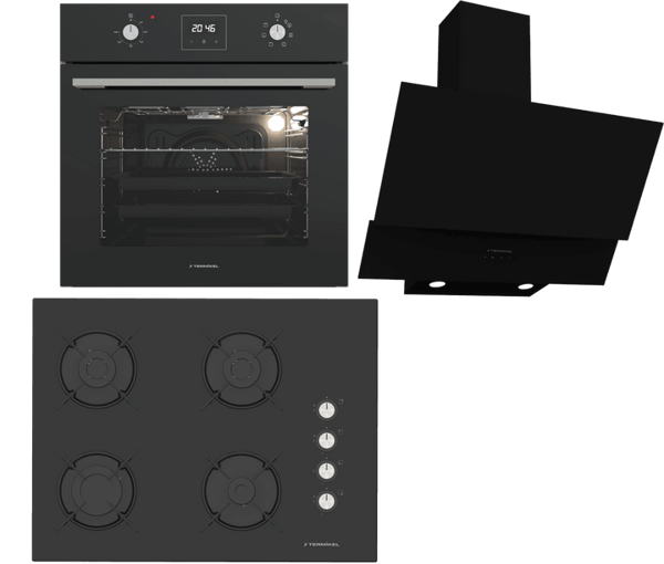 Termikel Ankastre Set (BO O64D5C B + BH P7144C B + CH C6532C BB) - Image 1