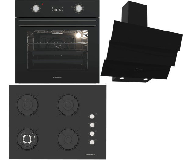 Termikel Ankastre Set (BO O6555C DB + BH P7194C B + CH S6532C BB) - Image 1