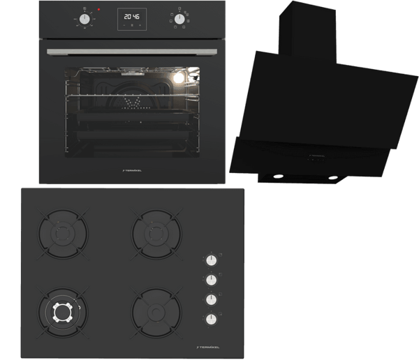 Termikel Ankastre Set (BO O64D5C B + BH P7194C B + CH C6532C BB) - Image 1