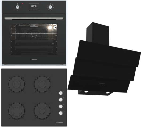 Termikel Ankastre Set (BO O64D5C B + BH P6144C B + CH S6532C BB) - Image 1