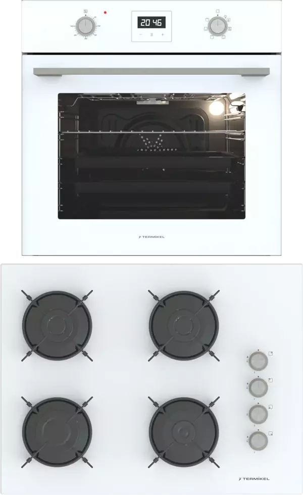 Termikel Ankastre Set (BO O64D5C W + BH P7144C W) - Image 1