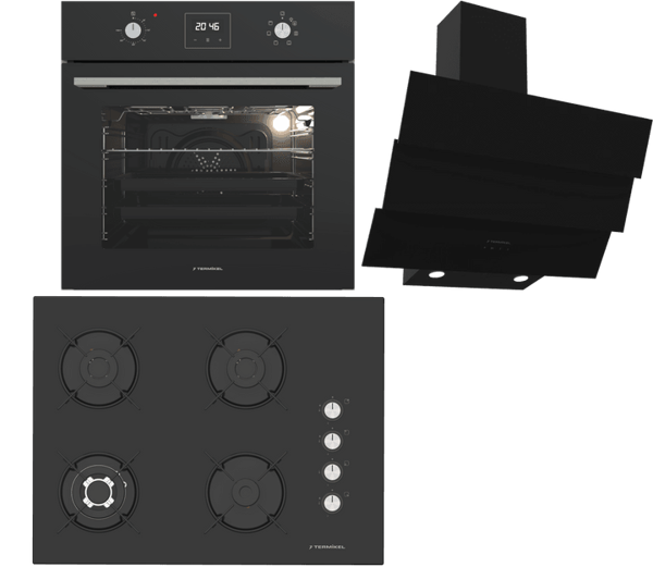 Termikel Ankastre Set (BO O64D5C B + BH P7194C B + CH S6532C BB) - Image 1