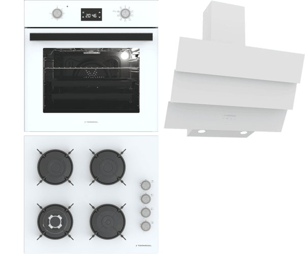 Termikel Ankastre Set (BO O6555C W + BH P6194C W + CH S6532C WW) - Image 1
