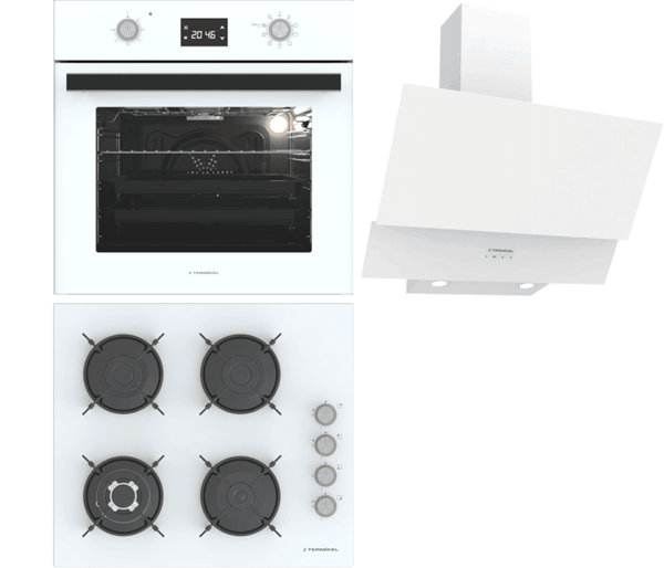 Termikel Ankastre Set (BO O6555C W + BH P6194C W + CH C6532C WW) - Image 1