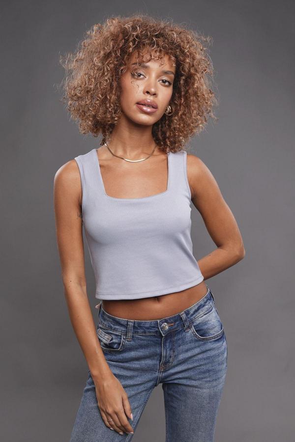 Gabria Kare Yaka Fitilli Bluz - Image 1