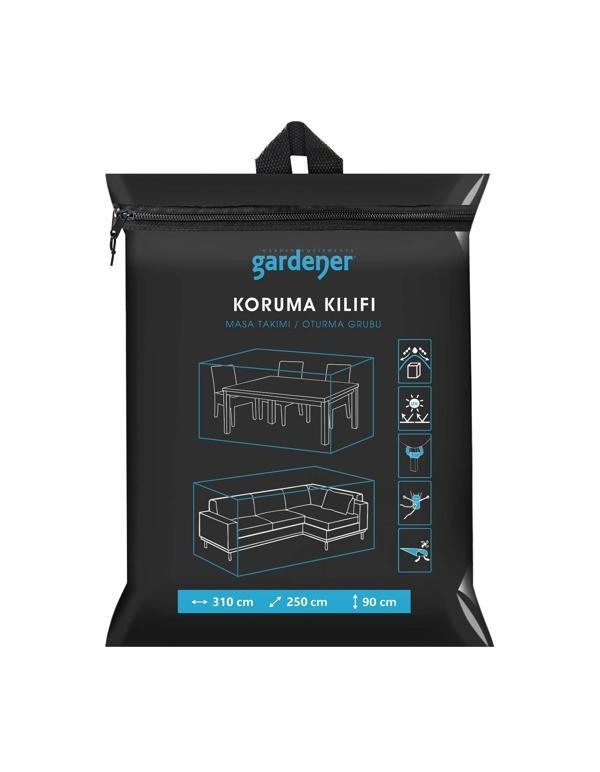 Gardener Masa Takımı Koruma Örtüsü GRDC306 / Kılıfı PE (310 cm x 250 cm x 90 cm) - Image 1