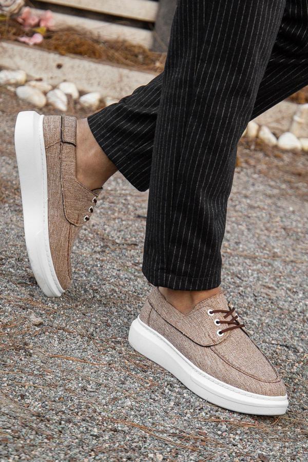 Daxtors Dora Günlük Ortopedik Erkek Casual Keten Ayakkabı - Image 1