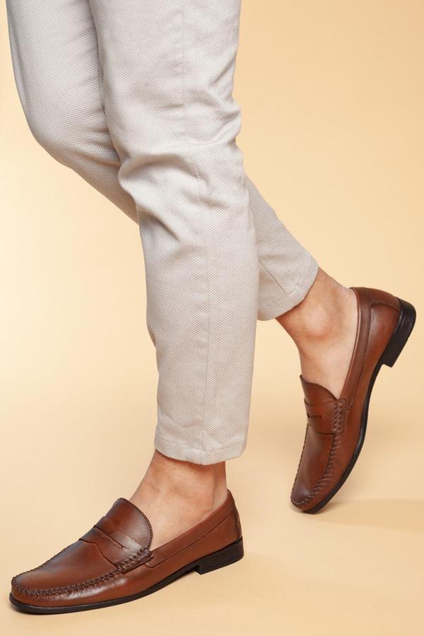 Daxtors Lavi Shoes D10180 Günlük Hakiki Deri Erkek Ayakkabı - Image 1