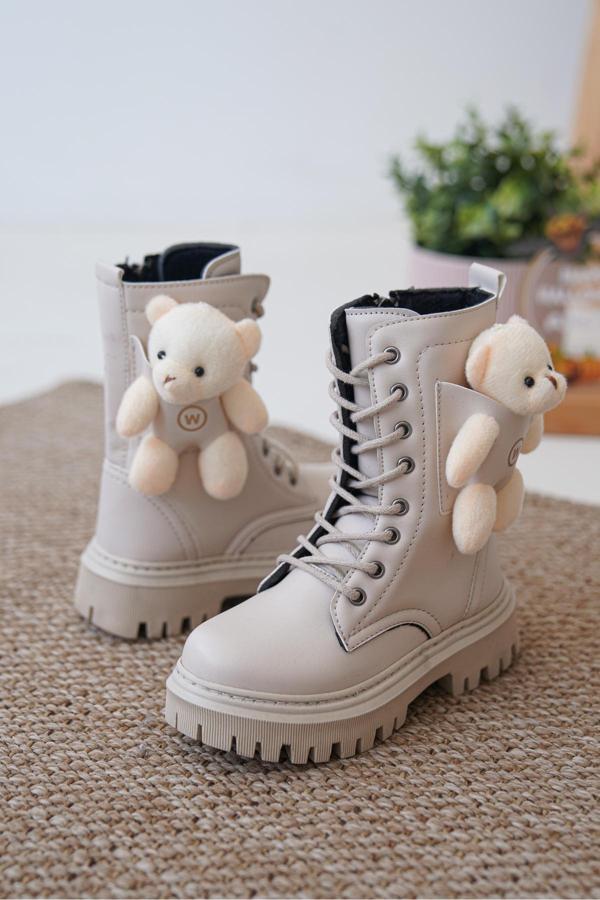 Daxtors D006 Günlük Ortopedik Ayıcıklı Kız Çocuk Botu - Image 1