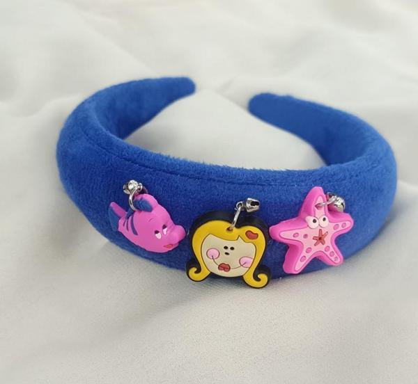 Taç Kız Çocuk Renkli Desenli Saç Aksesuarı - Image 1