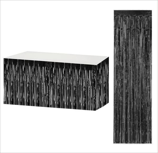 Siyah Masa Eteği, Siyah Arka Fon - Image 1