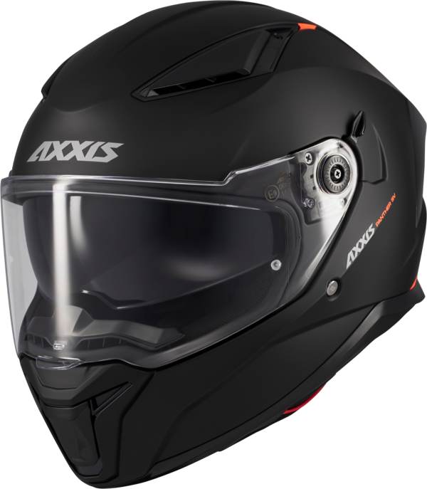 Motosiklet Kask Panther SV Matt Black Full Face Güneş Vizörlü ECE 22.06R Motor Kaskı - Image 1