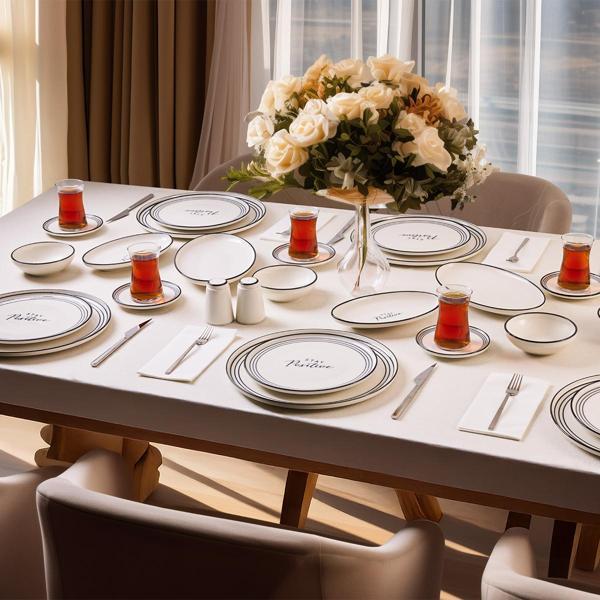 Aryıldız Stay Positive 34 Parça 6 Kişilik Kahvaltı Takımı - Image 1