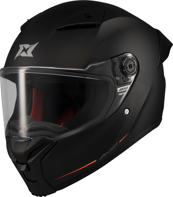 Motosiklet Kask Full Face ECE 22.06R Fenix Solid A1 Matt Black Motor Kaskı - Image 1
