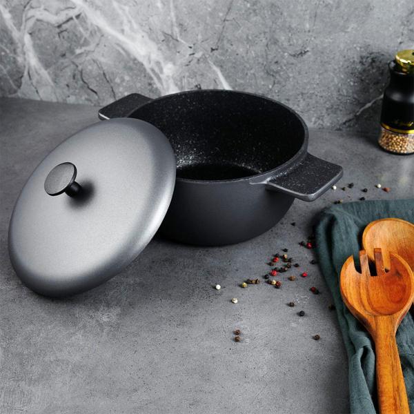 Aryıldız Pro Grade Tencere Gri 20 Cm - Image 1