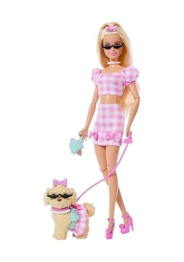 Barbie Uyumlu Dostlar Sarı Saçlı Bebek ve Köpekçiği JFP35 JFP36 Lisanslı Ürün - Image 1