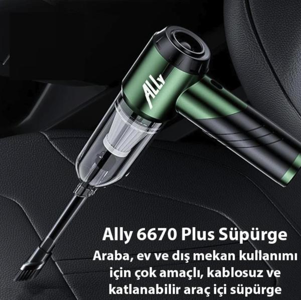110w Ultra Güçlü Turbo araç ev süpürgesi araba yıkama süpürgesi 1 Saat kullanım şarjlı - Image 1