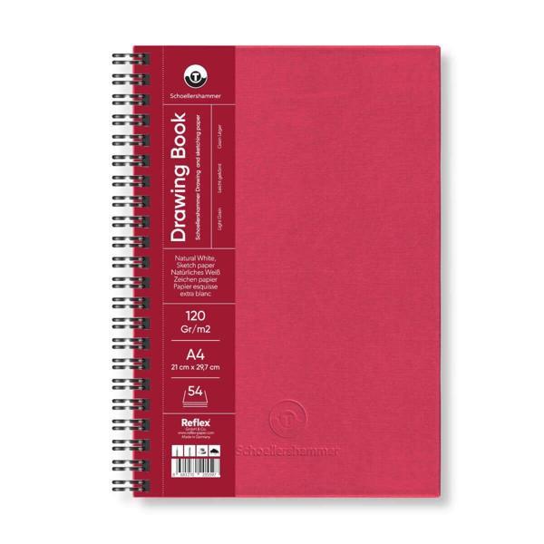 Supertrend Drawing Pad Sert Kapak Eskiz Çizim Defteri 120 gr. A4 54 yaprak BORDO - Image 1