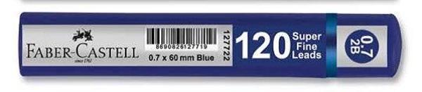 Supertrend Super Fine Min Mekanik Kurşun Kalem Ucu 0.7 2B 120'li Mavi Tüp - Image 1