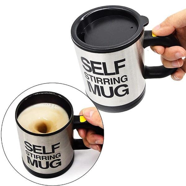 Karıştırıcı Özellikli Mikser Kupa Bardak Self Stirring Mug - Image 1
