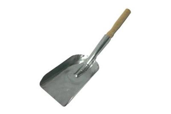 Metal Küçük - Dar Galvaniz Kürek Ahşap Saplı - Image 1